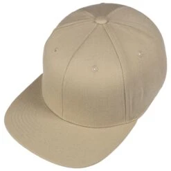 110 Flat Brim 6 Panel Cap