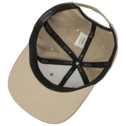 110 Flat Brim 6 Panel Cap -Mode Hut Geschäft 110 Flat Brim 6 Panel Cap beige.55700 2rf15