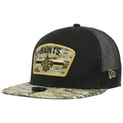 9Fifty Salute To Service Saints Cap By New Era -Mode Hut Geschäft 9Fifty Salute to Service Saints Cap by New Era schwarz.61544 rf4