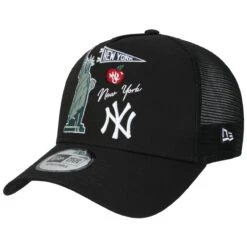 9Forty MLB City Graphic Yankees Cap By New Era -Mode Hut Geschäft 9Forty MLB City Graphic Yankees Cap by New Era schwarz.64360 rf4