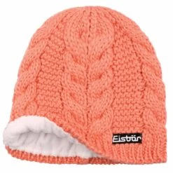 Afra Strickmütze By Eisbär -Mode Hut Geschäft Afra Strickmuetze by Eisbaer apricot.36603 1rf53