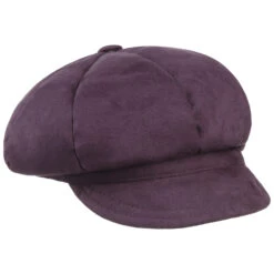 Alcantare Ballonmütze By Bedacht -Mode Hut Geschäft Alcantare Ballonmuetze by bedacht pflaume.60472 rf205