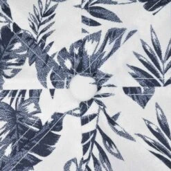 Allover Leaves Ballonmütze By Lipodo -Mode Hut Geschäft Allover Leaves Ballonmuetze by Lipodo wei dunkelblau.53344 5rf266