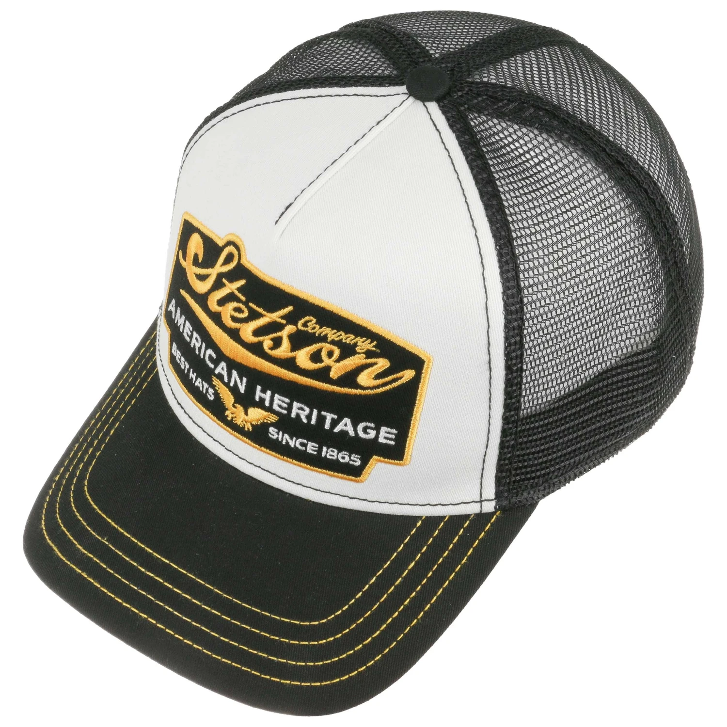 American Heritage Trucker Cap by Stetson American Heritage Trucker Cap By Stetson -Mode Hut Geschäft American Heritage Trucker Cap by Stetson schwarz.49840 1rf4