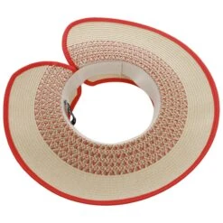 Annavela Strohvisor By Seeeberger 4 Annavela Strohvisor By Seeeberger -Mode Hut Geschäft Annavela Strohvisor by Seeeberger natur rot.64904 2rf196