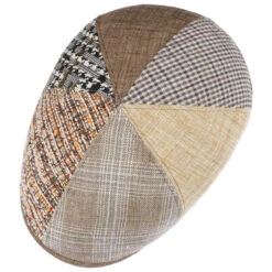 Avana Patchwork Flatcap By Lierys Gold