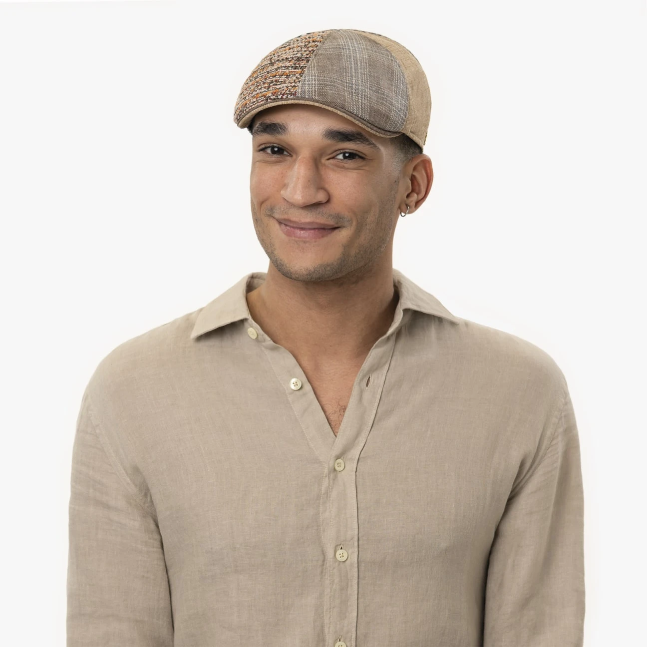 Avana Patchwork Flatcap by Lierys Gold Avana Patchwork Flatcap By Lierys Gold -Mode Hut Geschäft Avana Patchwork Flatcap by Lierys Gold.58818 8
