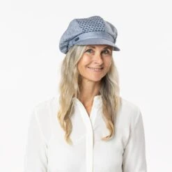 Avella Baumwoll Ballonmütze By Lipodo -Mode Hut Geschäft Avella Baumwoll Ballonmuetze by Lipodo.53443 7