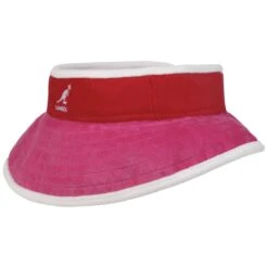Beach Side Visor By Kangol -Mode Hut Geschäft Beach Side Visor by Kangol pink.65495 rf66