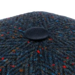 Beltrino Herringbone Flatcap By Lierys -Mode Hut Geschäft Beltrino Herringbone Flatcap by Lierys dunkelblau.63858 5rf192