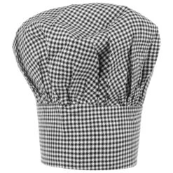 Bistro Kochmütze Pepita -Mode Hut Geschäft Bistro Kochmuetze Pepita schwarz.37985 rf4