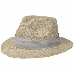 Caney Seagrass Traveller Strohhut By Stetson -Mode Hut Geschäft Caney Seagrass Traveller Strohhut by Stetson natur.49791 rf40