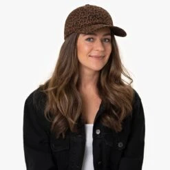 Cap Mit Leomuster By Betmar -Mode Hut Geschäft Cap mit Leomuster by Betmar.64123 7