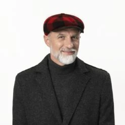 Carlsen Woolrich Check Flatcap By Lierys -Mode Hut Geschäft Carlsen Woolrich Check Flatcap by Lierys.56750 8