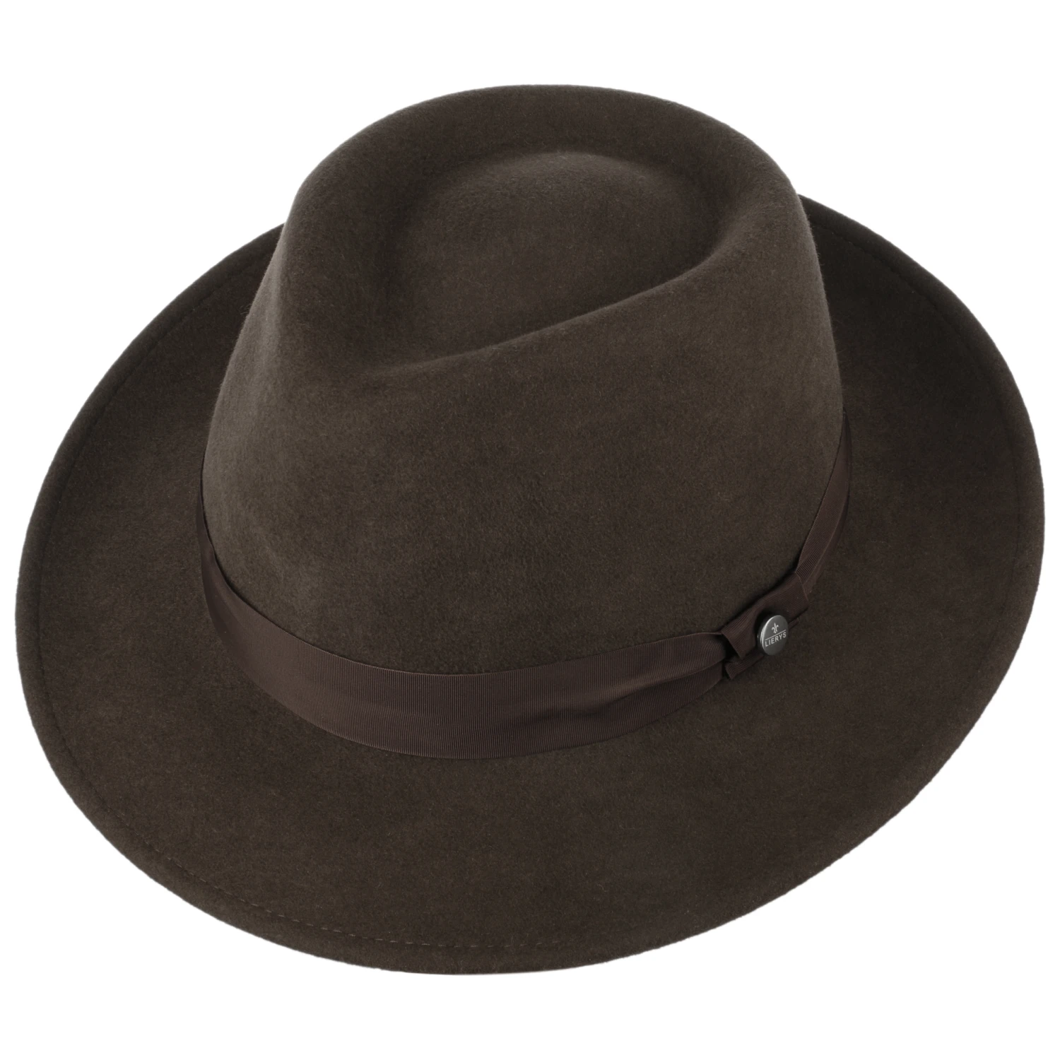 City Filzhut by Lierys City Filzhut By Lierys -Mode Hut Geschäft City Filzhut by Lierys dunkelbraun.30605 1rf17