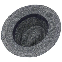 Classic Twotone Traveller Strohhut -Mode Hut Geschäft Classic Twotone Traveller Strohhut dunkelblau.59816 2rf192