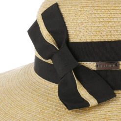 Claudine Strohhut Mit UV-Schutz By Betmar -Mode Hut Geschäft Claudine Strohhut mit UV Schutz by Betmar natur.62447 5rf40