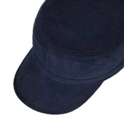 Cotton Cord Army Cap By Lipodo -Mode Hut Geschäft Cotton Cord Army Cap by Lipodo dunkelblau.64398 1rf192