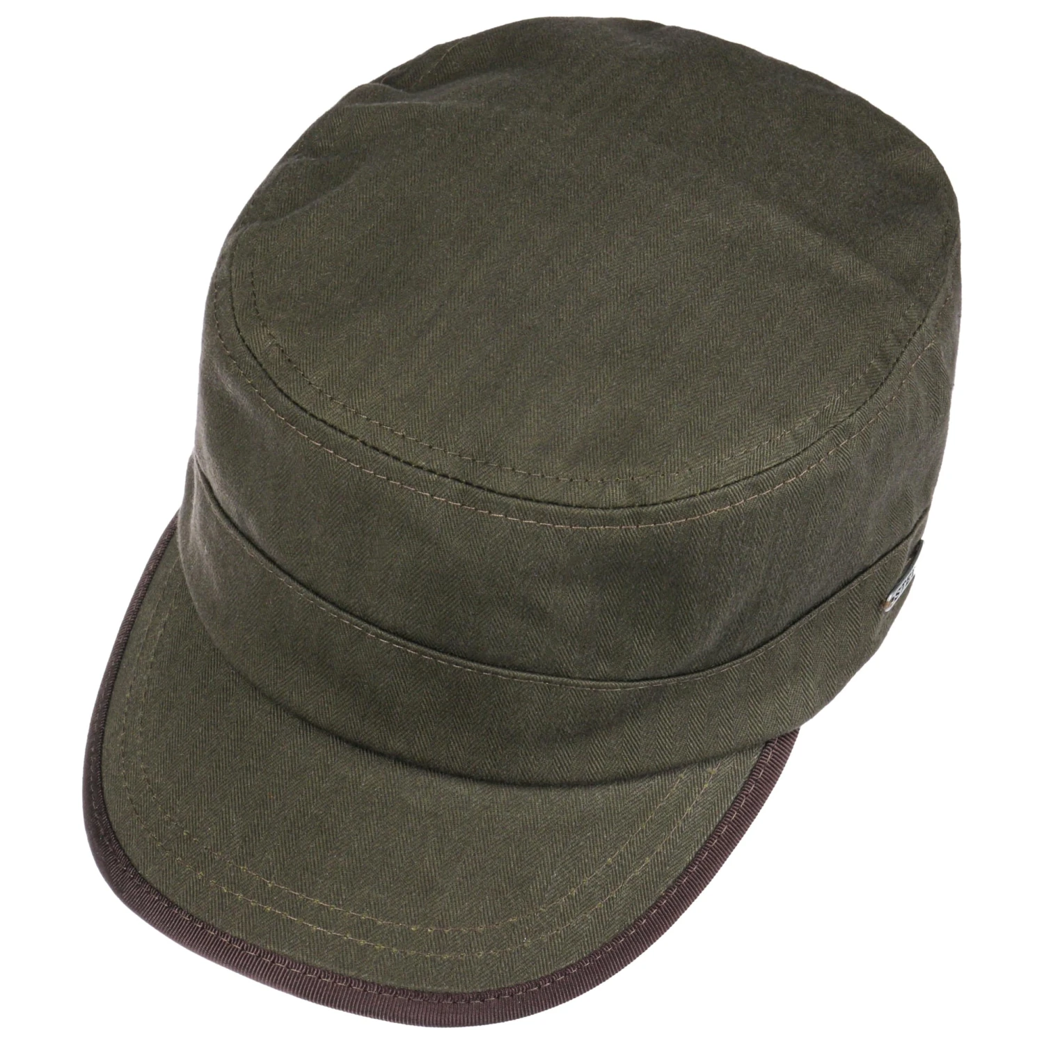 Cotton Herringbone Armycap by Stetson Cotton Herringbone Armycap By Stetson -Mode Hut Geschäft Cotton Herringbone Armycap by Stetson oliv.53651 1rf14