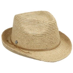 Crochet Trilby Raffiahut By Lierys -Mode Hut Geschäft Crochet Trilby Raffiahut by Lierys natur.61175 rf40