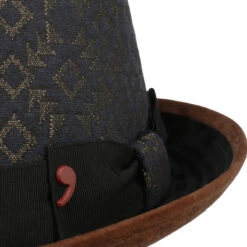 Daluno Pork Pie Stoffhut By Alfonso D´Este -Mode Hut Geschäft Daluno Pork Pie Stoffhut by Alfonso D Este schwarz.60390 4rf4