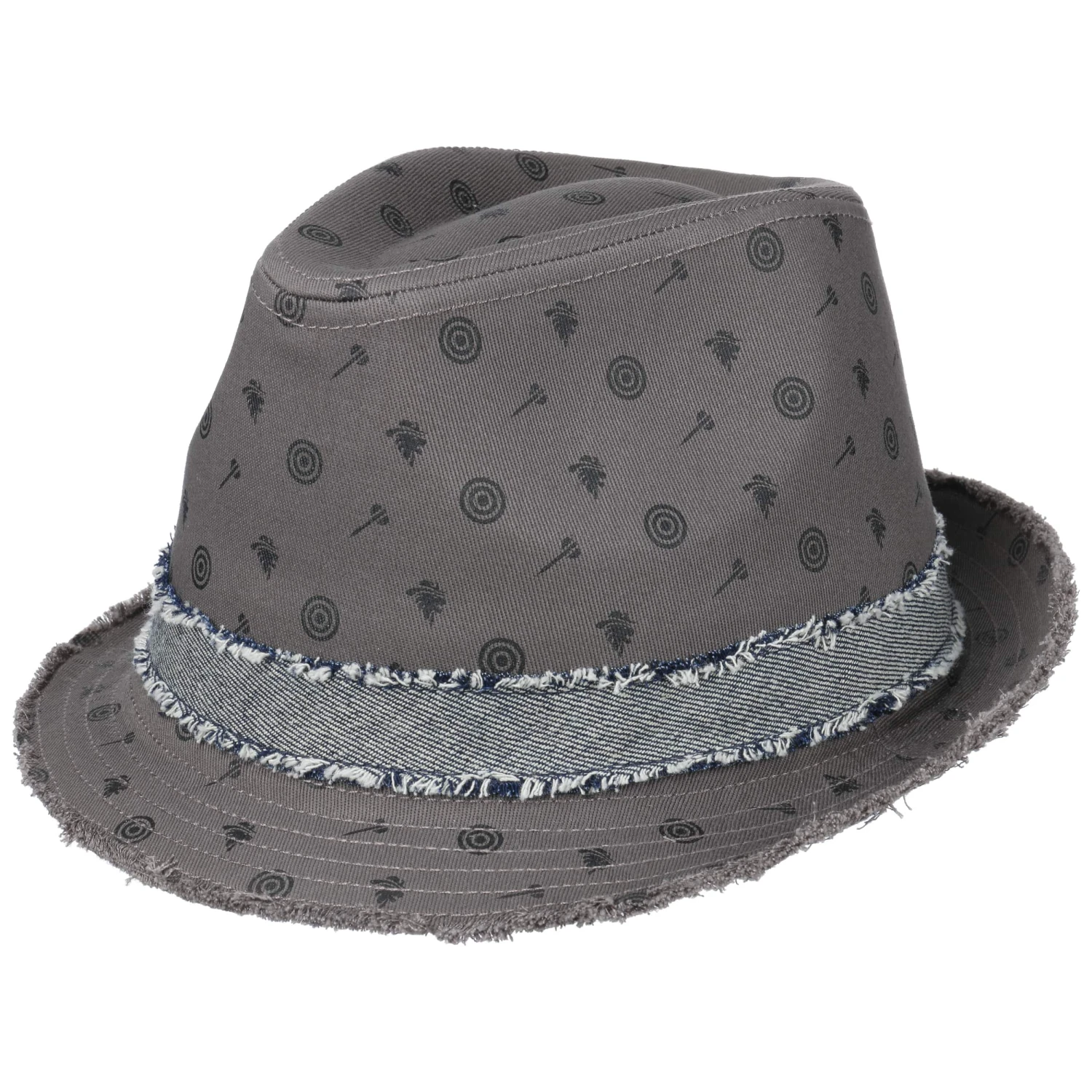 Darts Trilby Stoffhut by Lipodo Darts Trilby Stoffhut By Lipodo -Mode Hut Geschäft Darts Trilby Stoffhut by Lipodo grau.51040 rf13