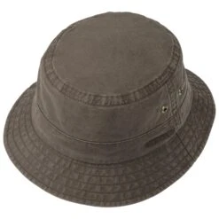 Delave Baumwollhut By Stetson -Mode Hut Geschäft Delave Baumwollhut by Stetson dunkelbraun.70850 1rf17