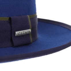 Delrico Fedora Wollhut By Stetson -Mode Hut Geschäft Delrico Fedora Wollhut by Stetson blau.62333 4rf2