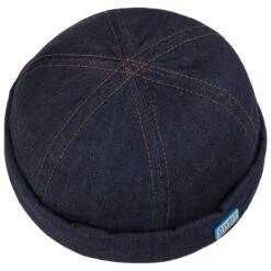 Denim Contrast Stitch Dockermütze By Stetson