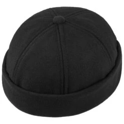 Dockermütze By Lipodo -Mode Hut Geschäft Dockermuetze by Lipodo schwarz.57704 1rf4