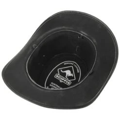 Elreno Lederhut By Scippis -Mode Hut Geschäft Elreno Lederhut by Scippis schwarz.33589 2rf4