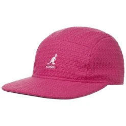 Embossed 5 Panel Cap By Kangol -Mode Hut Geschäft Embossed 5 Panel Cap by Kangol pink.64604 rf66