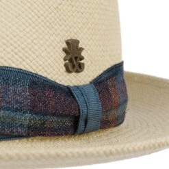 Fabrice Panamahut Zechbauer By Mayser -Mode Hut Geschäft Fabrice Panamahut Zechbauer by Mayser natur blau.62084 4rf194