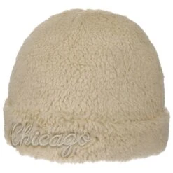 Faux Fur Bulls Beanie By Mitchell & Ness -Mode Hut Geschäft Faux Fur Bulls Beanie by Mitchell Ness cremewei .64469 rf35
