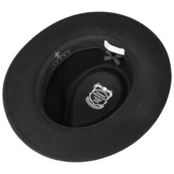 Fedora Wollfilzhut Mit Lederband By Lierys 3 Fedora Wollfilzhut Mit Lederband By Lierys -Mode Hut Geschäft Fedora Wollfilzhut mit Lederband by Lierys schwarz schwarz.51757 2rf75