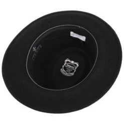 Fedora Wollfilzhut Mit Lederband By Lierys 2 Fedora Wollfilzhut Mit Lederband By Lierys -Mode Hut Geschäft Fedora Wollfilzhut mit Lederband by Lierys schwarz.51757 2rf4