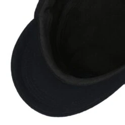 Filz Armycap By Lipodo -Mode Hut Geschäft Filz Armycap by Lipodo dunkelblau.63802 2rf192