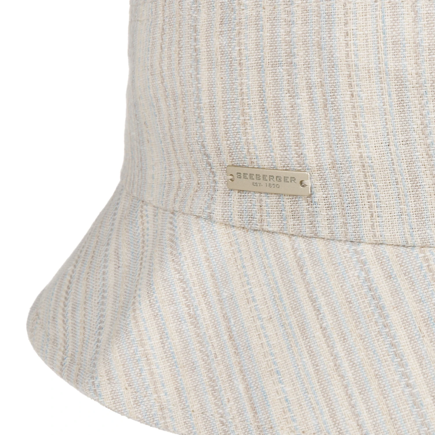 Fine Stripes Stoffhut by Seeberger Fine Stripes Stoffhut By Seeberger -Mode Hut Geschäft Fine Stripes Stoffhut by Seeberger hellblau.64884 4rf9