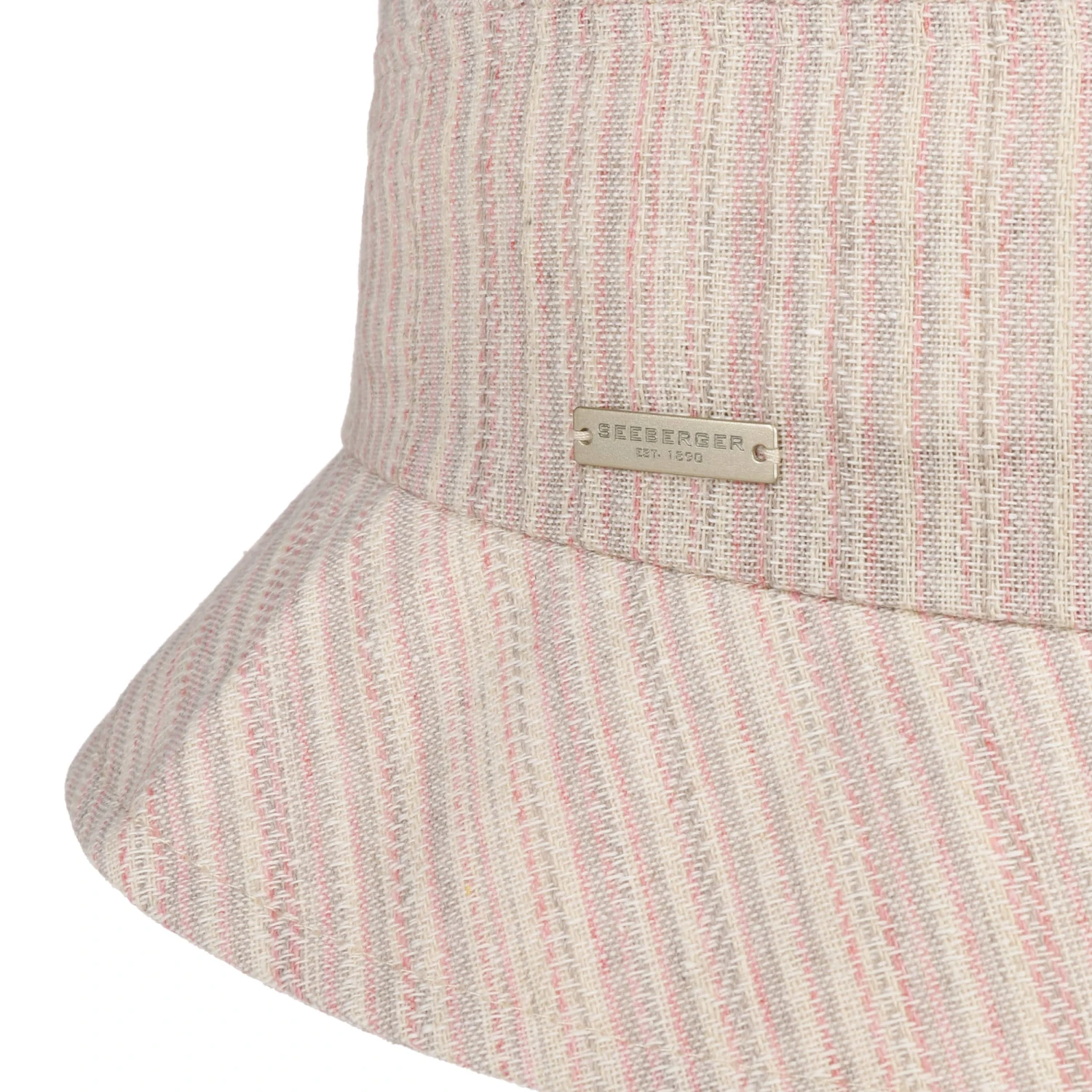 Fine Stripes Stoffhut by Seeberger Fine Stripes Stoffhut By Seeberger -Mode Hut Geschäft Fine Stripes Stoffhut by Seeberger rosa.64884 4rf25