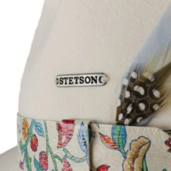 Floral Band Traveller VitaFelt Hut By Stetson -Mode Hut Geschäft Floral Band Traveller VitaFelt Hut by Stetson cremewei .56401 4rf35