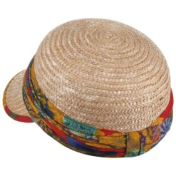 Flower Band Strohcap By Seeberger -Mode Hut Geschäft Flower Band Strohcap by Seeberger natur.60916 3rf40