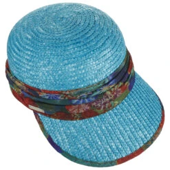 Flower Band Strohcap By Seeberger -Mode Hut Geschäft Flower Band Strohcap by Seeberger tuerkis.60916 1rf42