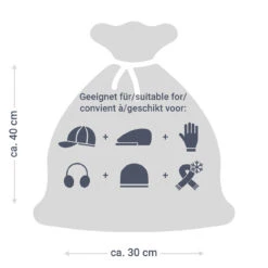 Geschenkbeutel Blue Flowers 30 Cm X 40 Cm