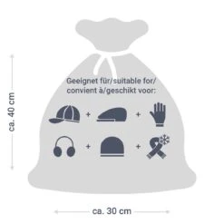 Geschenkbeutel Schlitten Samt 30 Cm X 40 Cm