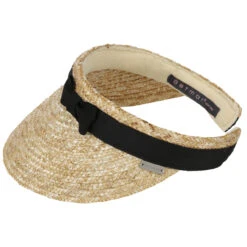 Grace Strohvisor By Betmar -Mode Hut Geschäft Grace Strohvisor by Betmar natur schwarz.36024 6rf201