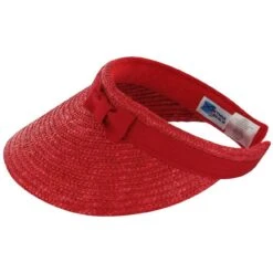 Grace Strohvisor By Betmar -Mode Hut Geschäft Grace Strohvisor by Betmar rot.36024 f3