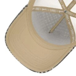 HFT Check Logo Patch Tweed Cap By Djinns -Mode Hut Geschäft HFT Check Logo Patch Tweed Cap by Djinns camel.62848 2rf46