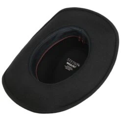 Hackberry Westernhut By Stetson -Mode Hut Geschäft Hackberry Westernhut by Stetson schwarz.33771 2rf4