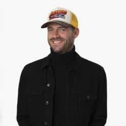 Hard Work Trucker Cap By Stetson -Mode Hut Geschäft Hard Work Trucker Cap by Stetson.59369 8