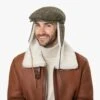 Harris Tweed Flatcap Mit Ohrenklappen By Lierys